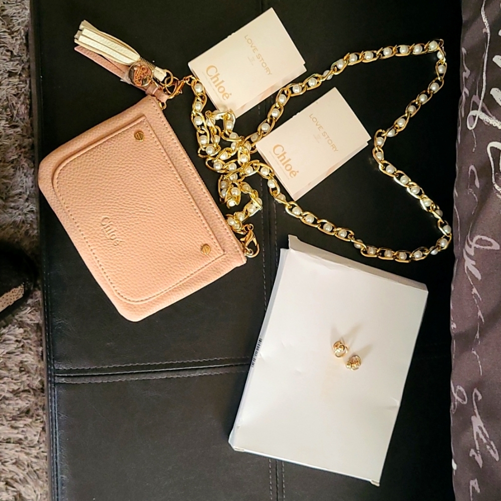 Chloe small crossbody bag w/2 samples of love story
